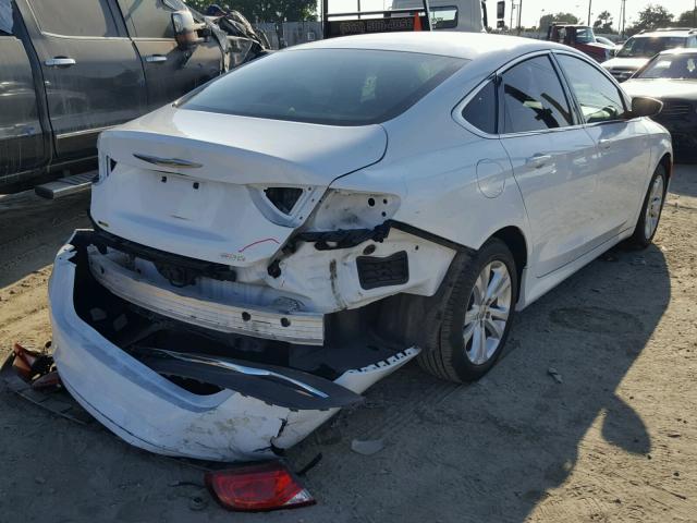 1C3CCCAB4FN570153 - 2015 CHRYSLER 200 LIMITE WHITE photo 4