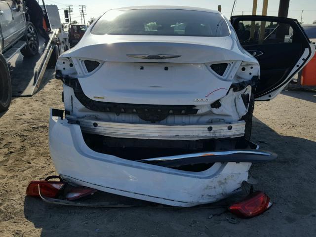 1C3CCCAB4FN570153 - 2015 CHRYSLER 200 LIMITE WHITE photo 9