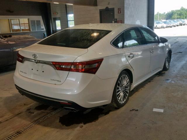 4T1BK1EB9GU221968 - 2016 TOYOTA AVALON XLE WHITE photo 4