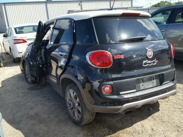 ZFBCFADH0EZ025228 - 2014 FIAT 500L TREKK BLACK photo 3