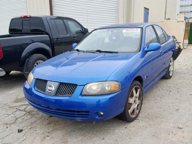 3N1AB51D16L534944 - 2006 NISSAN SENTRA SE- BLUE photo 2