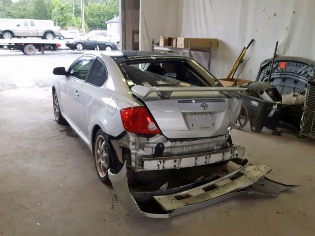 JTKDE177760072181 - 2006 TOYOTA SCION TC ვერცხლისფერი ფოტო 3