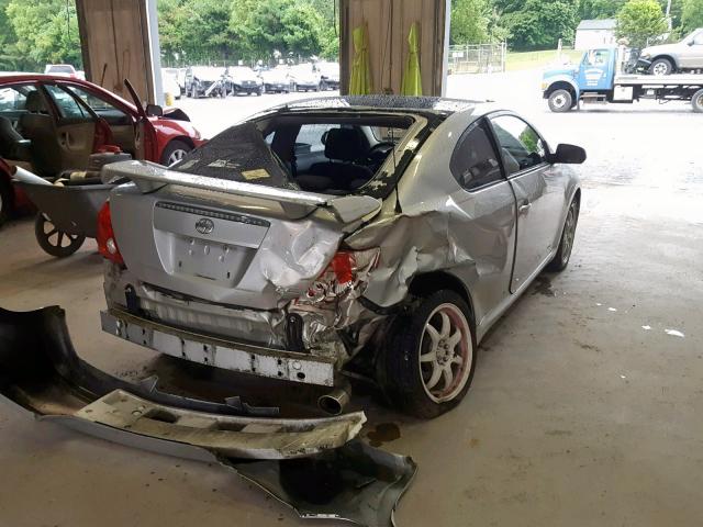 JTKDE177760072181 - 2006 TOYOTA SCION TC ვერცხლისფერი ფოტო 4