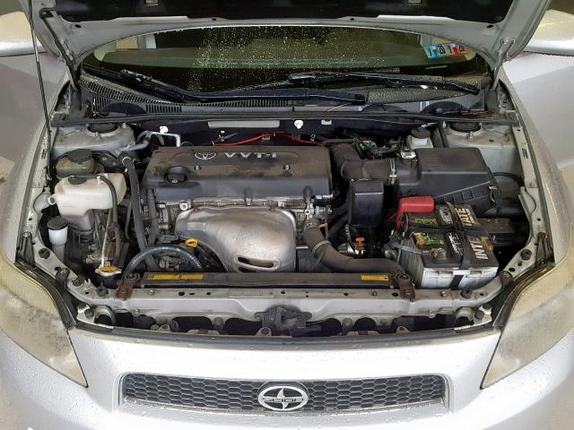 JTKDE177760072181 - 2006 TOYOTA SCION TC ვერცხლისფერი ფოტო 7
