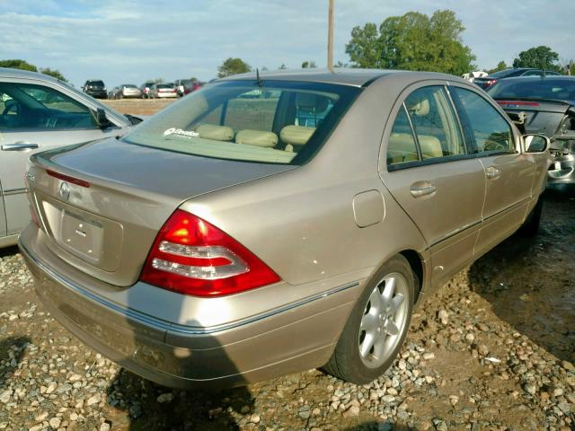 WDBRF61J52F228946 - 2002 MERCEDES-BENZ C 240 GOLD photo 4