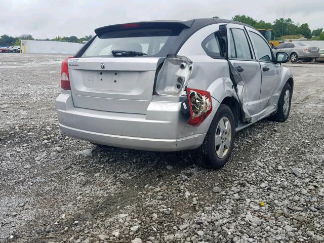 1B3HB28B18D646619 - 2008 DODGE CALIBER SILVER photo 4