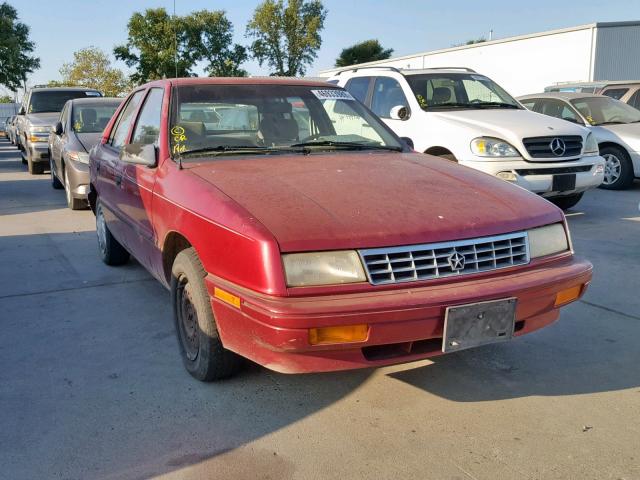 1P3AP28KXRN224989 - 1994 PLYMOUTH SUNDANCE RED photo 1