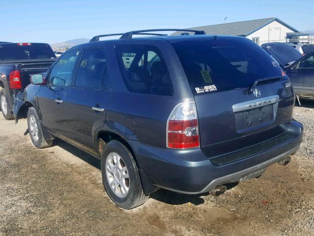 2HNYD18626H550398 - 2006 ACURA MDX TOURIN GRAY photo 3