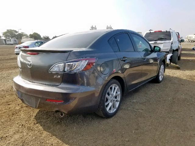 JM1BL1V50C1671449 - 2012 MAZDA 3 S CHARCOAL photo 4