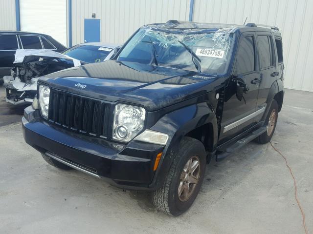 1J4PN5GK2AW151256 - 2010 JEEP LIBERTY LI BLACK photo 2