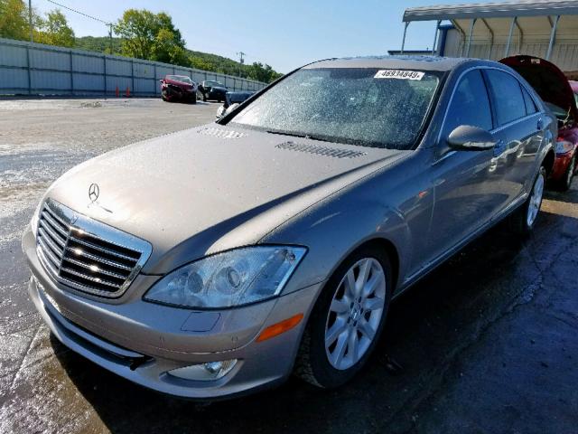 WDDNG71X97A099790 - 2007 MERCEDES-BENZ S 550 SILVER photo 2