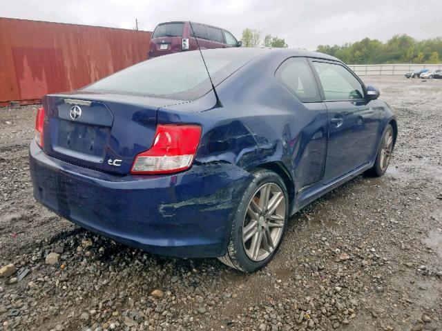 JTKJF5C73B3004157 - 2011 TOYOTA SCION TC ლურჯი ფოტო 4