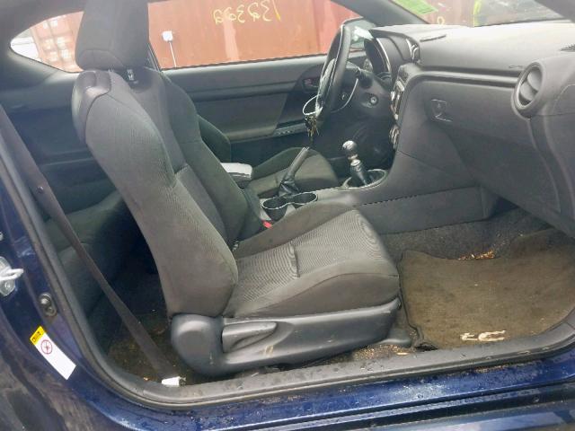 JTKJF5C73B3004157 - 2011 TOYOTA SCION TC ლურჯი ფოტო 5