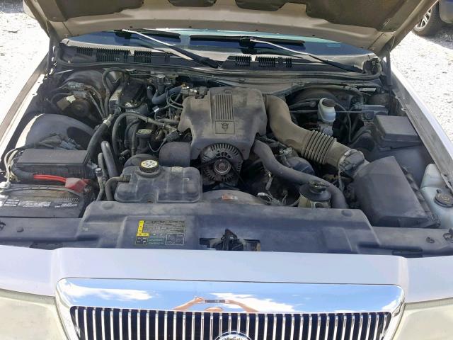 2MEFM75W54X634513 - 2004 MERCURY GRAND MARQ GRAY photo 7