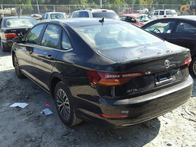 3VWE57BU7KM012384 - 2019 VOLKSWAGEN JETTA SEL BLACK photo 3