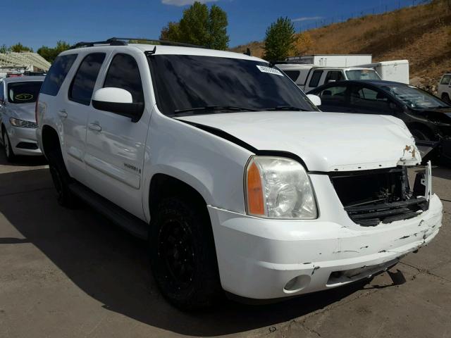 1GKFK13058R140482 - 2008 GMC YUKON WHITE photo 1