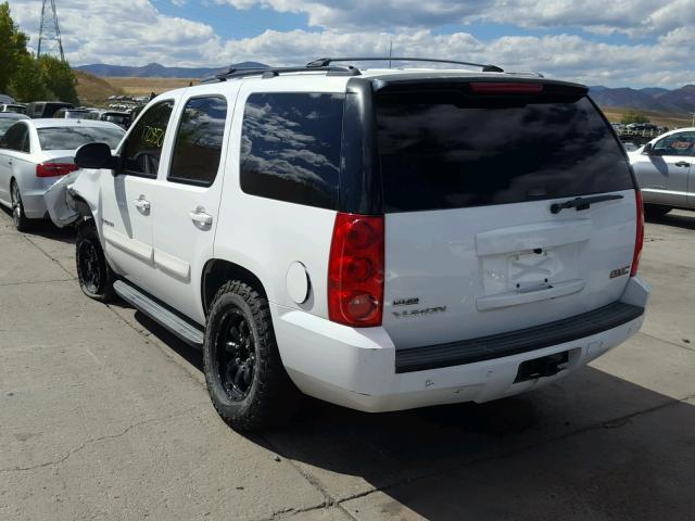 1GKFK13058R140482 - 2008 GMC YUKON WHITE photo 3