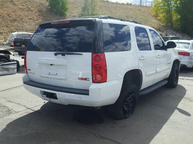 1GKFK13058R140482 - 2008 GMC YUKON WHITE photo 4