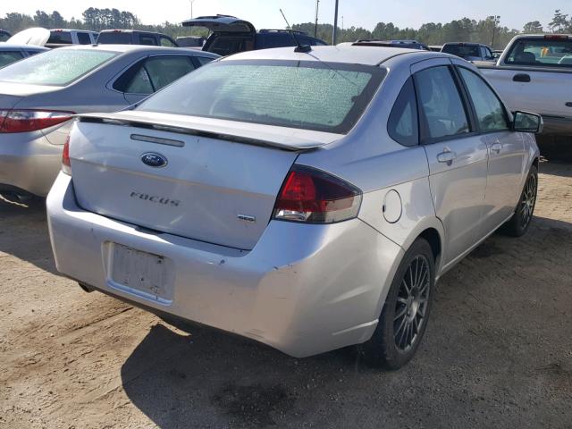 1FAHP3GN6BW184755 - 2011 FORD FOCUS SES SILVER photo 4