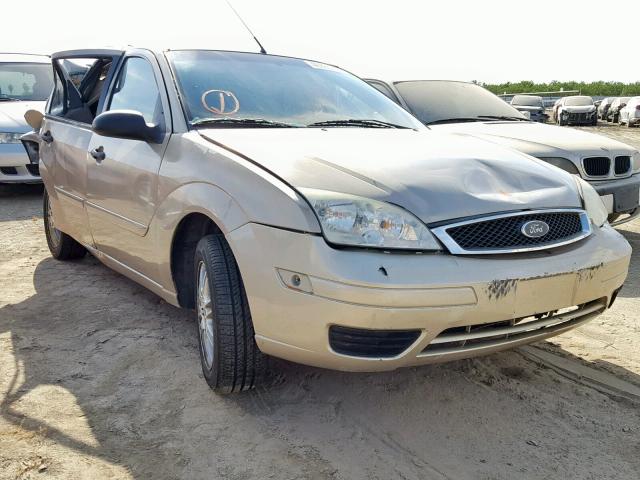 1FAFP34NX7W127946 - 2007 FORD FOCUS ZX4 BROWN photo 1