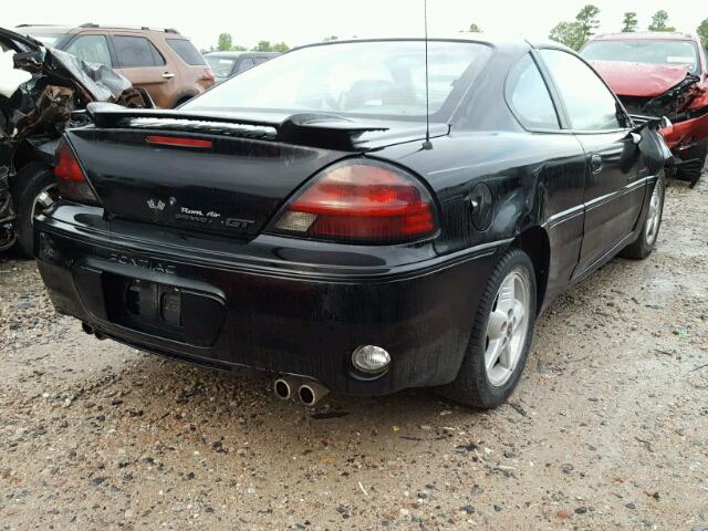 1G2NV12E4YM762746 - 2000 PONTIAC GRAND AM G BLACK photo 4