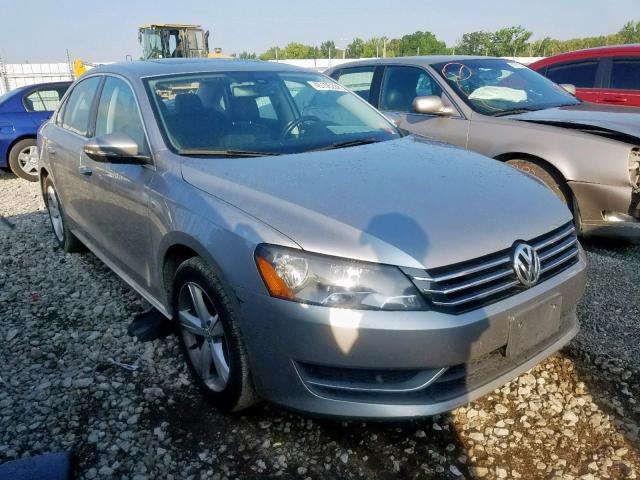 1VWBH7A31CC039764 - 2012 VOLKSWAGEN PASSAT SE SILVER photo 1