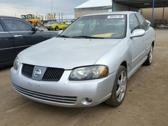 3N1AB51D15L560894 - 2005 NISSAN SENTRA SE- SILVER photo 2