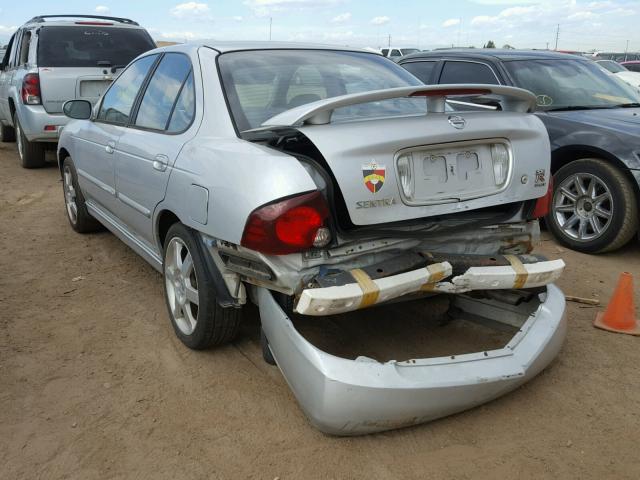 3N1AB51D15L560894 - 2005 NISSAN SENTRA SE- SILVER photo 3