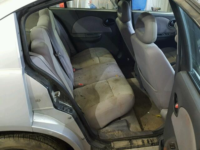 1G8AJ55F36Z110728 - 2006 SATURN ION LEVEL SILVER photo 6