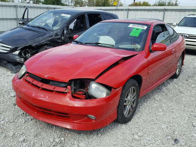 1G1JH12F847104276 - 2004 CHEVROLET CAVALIER L RED photo 2