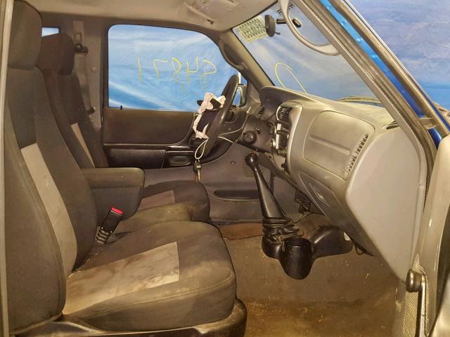 1FTYR15E67PA20838 - 2007 FORD RANGER SUP BLUE photo 5