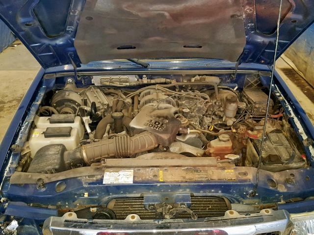 1FTYR15E67PA20838 - 2007 FORD RANGER SUP BLUE photo 7