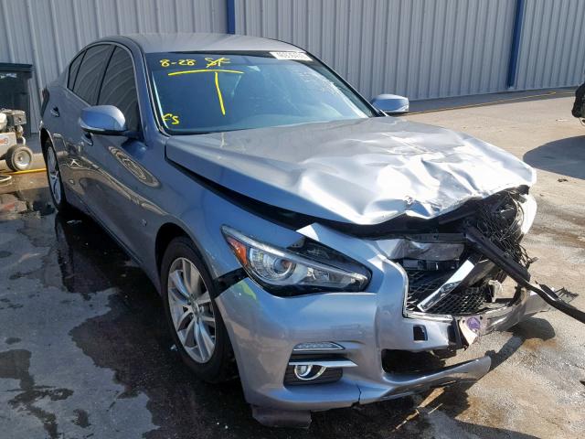 JN1BV7AP8FM333887 - 2015 INFINITI Q50 BASE BLUE photo 1