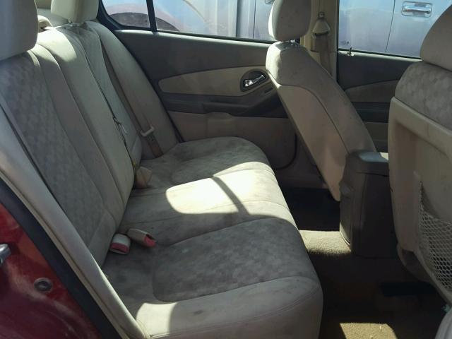 1G1ZT54835F149432 - 2005 CHEVROLET MALIBU LS 红色 照片 6