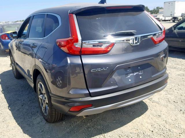 JHLRW2H81KX008620 - 2019 HONDA CR-V EXL GRAY photo 3