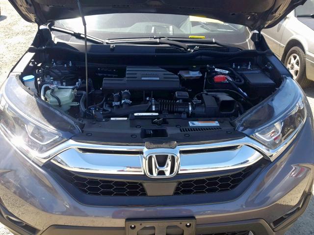 JHLRW2H81KX008620 - 2019 HONDA CR-V EXL GRAY photo 7