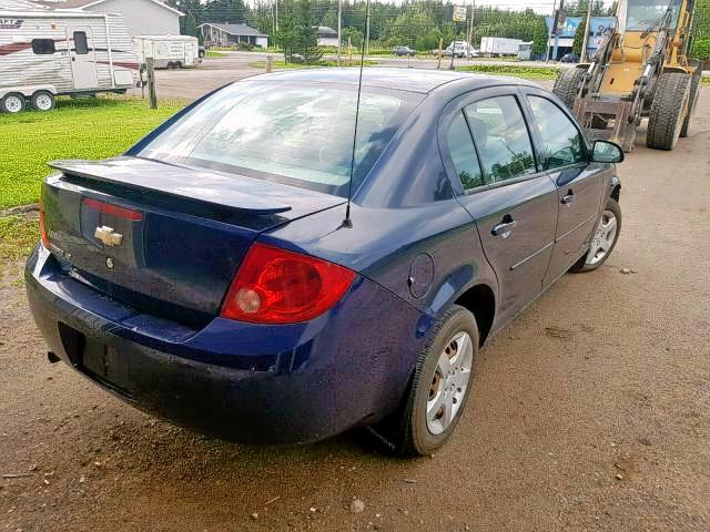 1G1AL55F787144856 - 2008 CHEVROLET COBALT LT BLUE photo 4