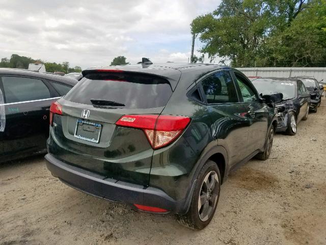 3CZRU5H57JM701779 - 2018 HONDA HR-V EX GREEN photo 4