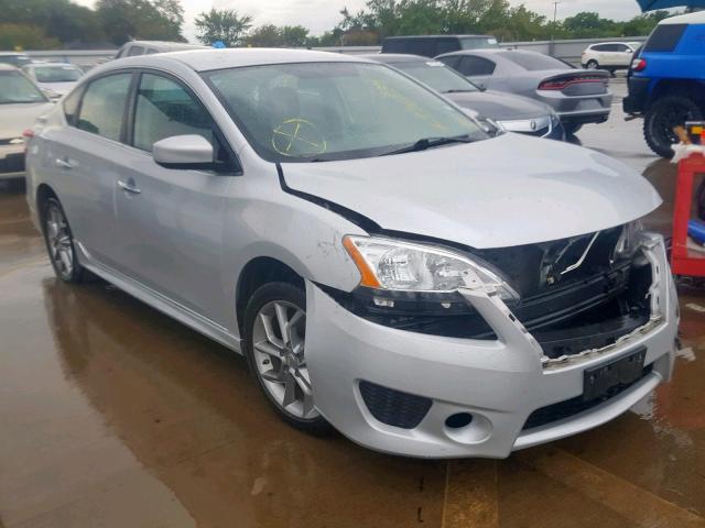 3N1AB7AP5EL618477 - 2014 NISSAN SENTRA S 银色 照片 1