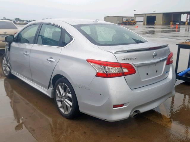 3N1AB7AP5EL618477 - 2014 NISSAN SENTRA S 银色 照片 3