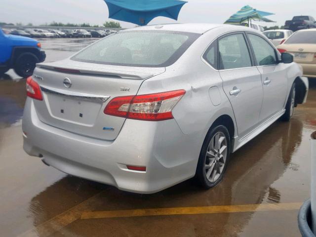 3N1AB7AP5EL618477 - 2014 NISSAN SENTRA S 银色 照片 4