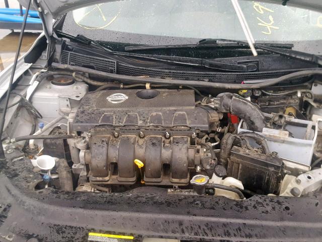 3N1AB7AP5EL618477 - 2014 NISSAN SENTRA S 银色 照片 7