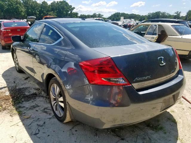 1HGCS1B85CA001077 - 2012 HONDA ACCORD EXL GRAY photo 3