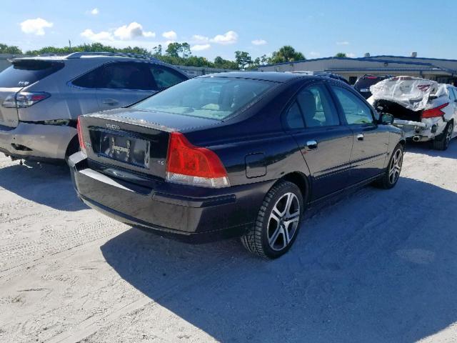 YV1RS547762558344 - 2006 VOLVO S60 T5 BLACK photo 4