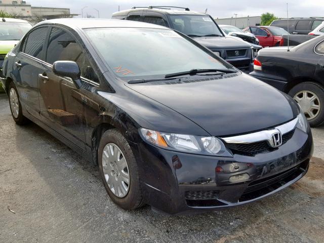 19XFA4F54AE000187 - 2010 HONDA CIVIC GX BLACK photo 1