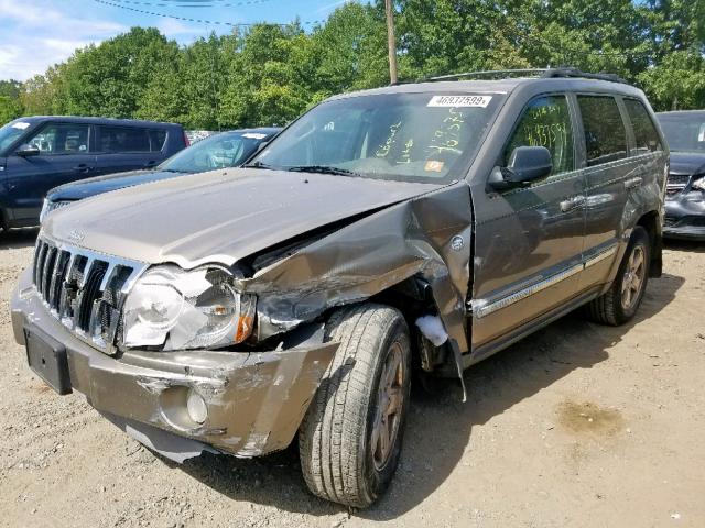 1J8HR58246C210211 - 2006 JEEP GRAND CHER TAN photo 2