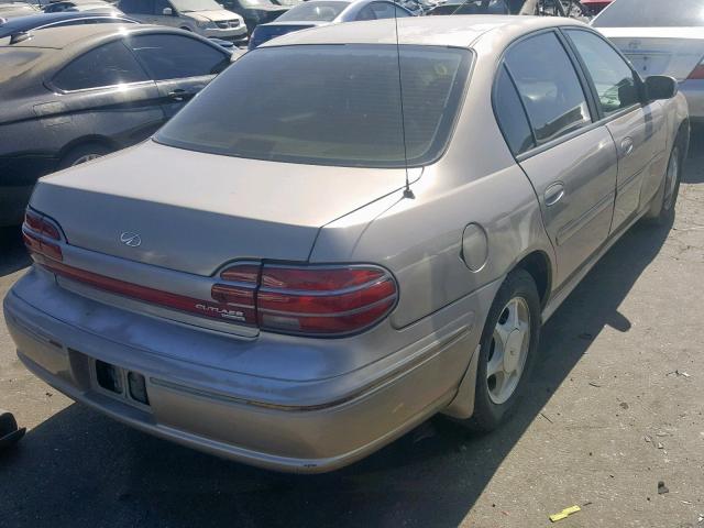 1G3NG52M1V6318020 - 1997 OLDSMOBILE CUTLASS GL BEIGE photo 4