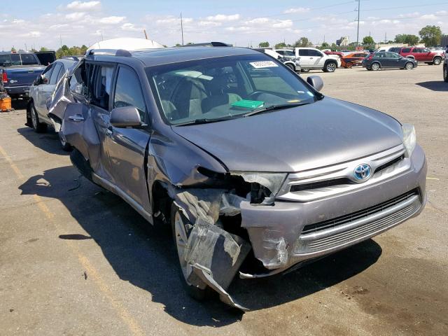 JTEDC3EH8C2004312 - 2012 TOYOTA HIGHLANDER SILVER photo 1