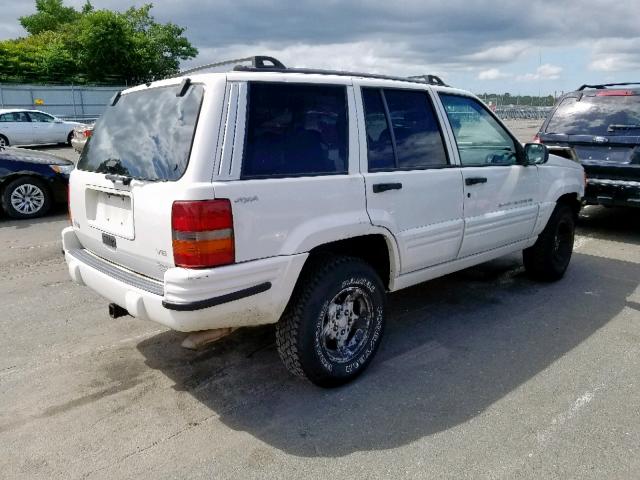 1J4GZ48Y2WC178452 - 1998 JEEP GRAND CHER WHITE photo 4