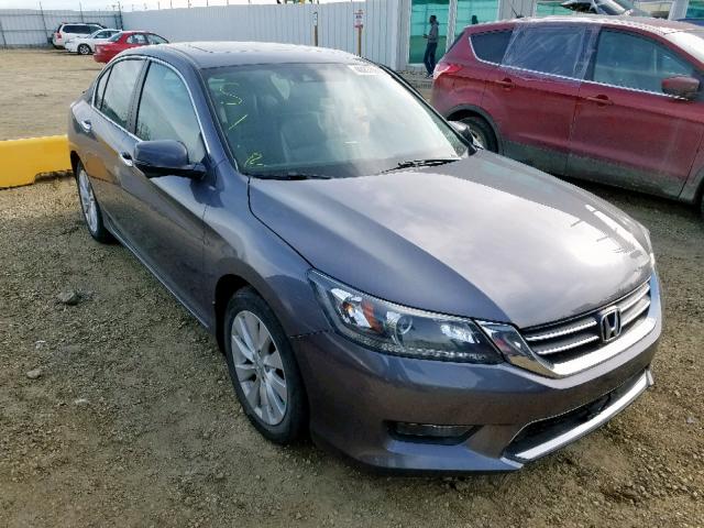 1HGCR2F84FA808657 - 2015 HONDA ACCORD EXL GRAY photo 1